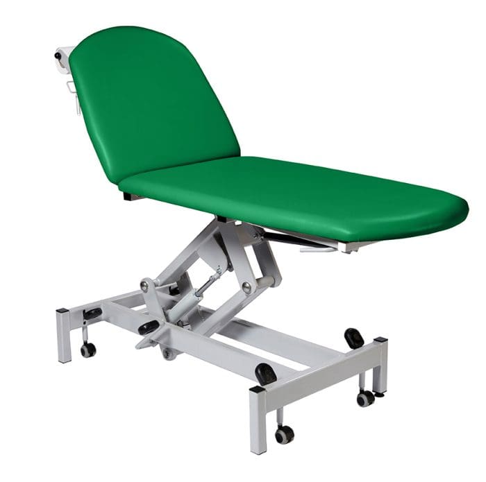 ALT= " Sunflower Eco 2 Section Hydraulic Couch Shown in Green"