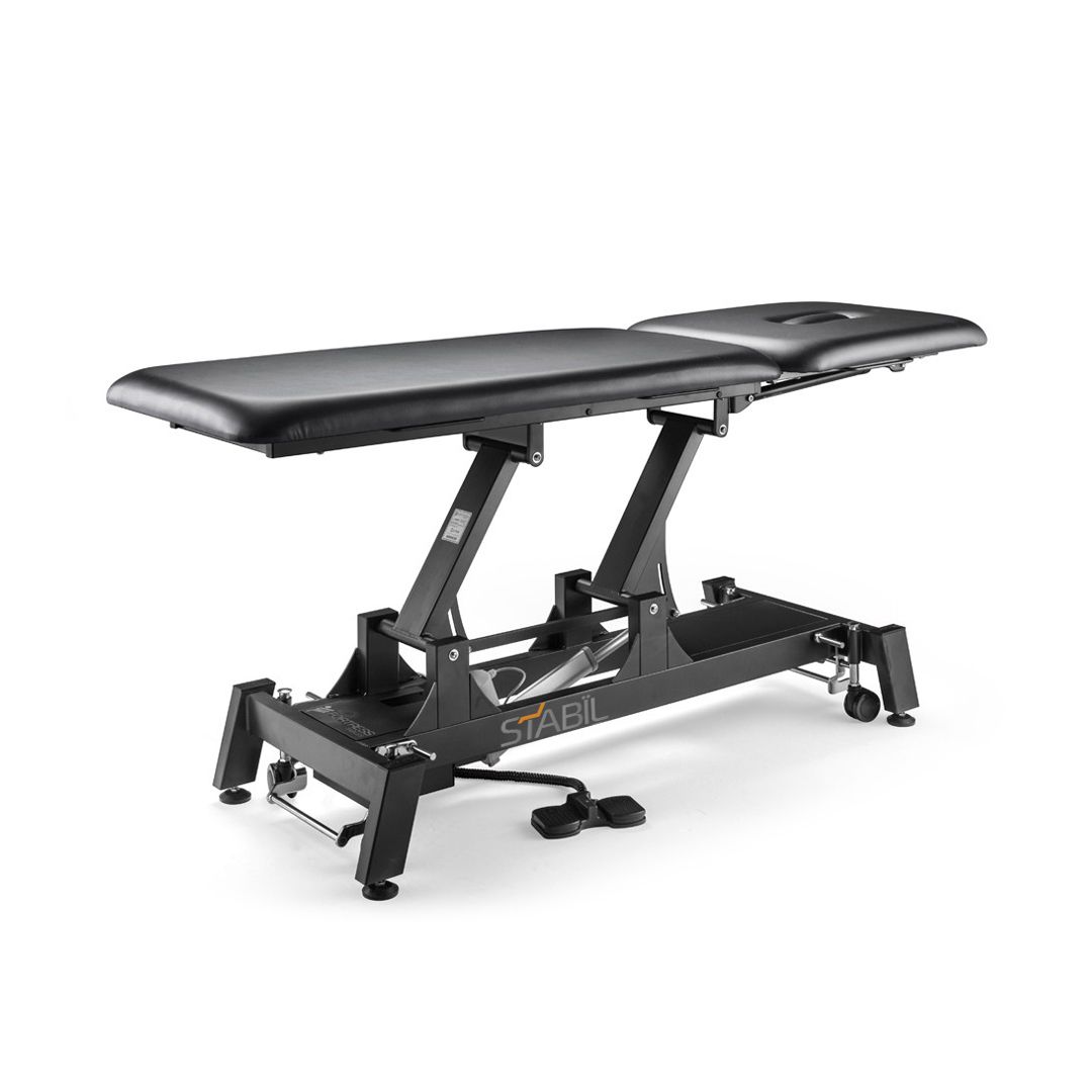 Alt= " Stabil Pro 2 section couch in high position "