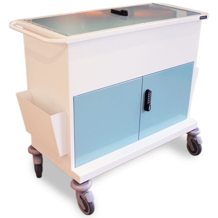 Alt=" Secure Medical records Trolley-Small"